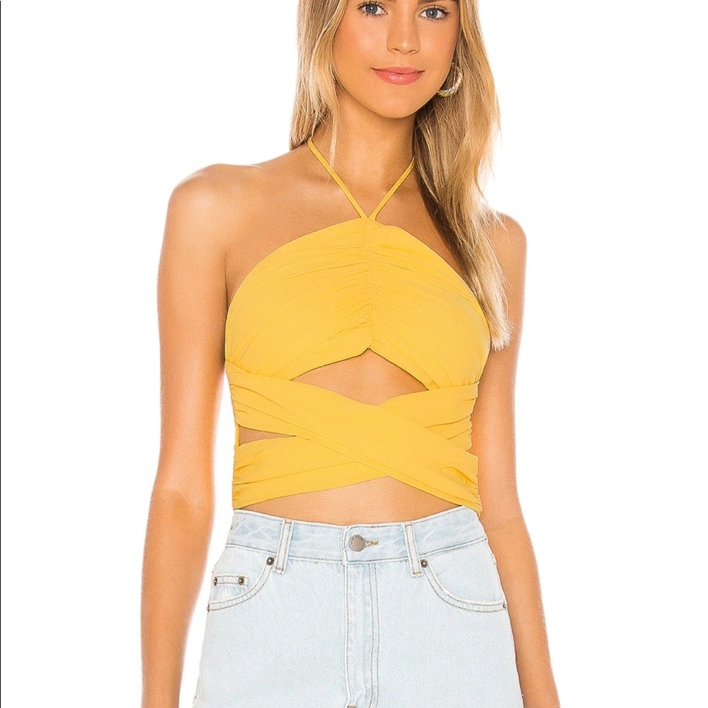 Harlie Halter Top in Yellow